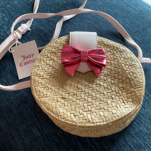 Juicy Couture Small Wicker Messenger Bag NWT - Picture 1 of 4